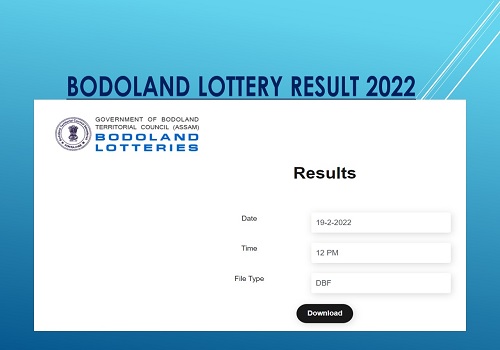 Bodoland Lottery Result 2022