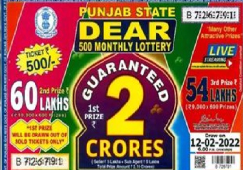 Punjab Dear 500 Lottery Result 2022