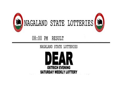 Nagaland Dear Ostrich Weekly Lottery results 8-PM