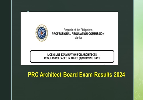 Architecture Licensure board Exam result January 2024 List of passers