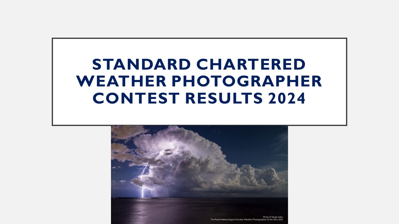 Standard Chartered Weather Photographer Contest Results 2024